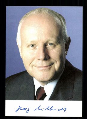 Georg Milbradt Autogrammkarte Original Signiert # BC 160501