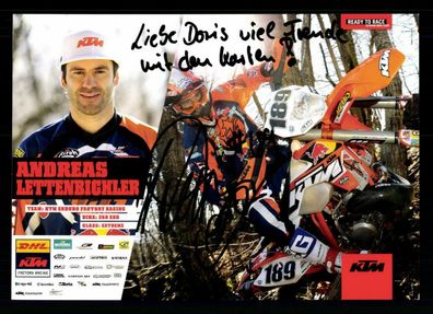 Andreas Lettenbichler Autogrammkarte Original Signiert Motorsport ## BC G 27588