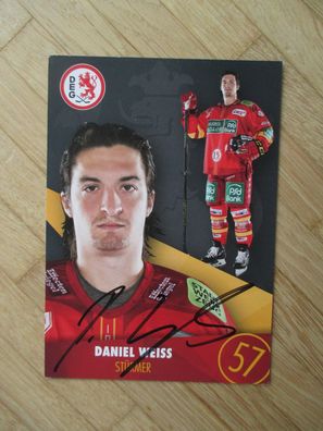 Eishockey Bundesliga DEG Düsseldorfer EG Daniel Weiss - hands. Autogramm!!!