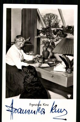 Franziska Kinz Autogrammkarte Original Signiert ## BC 12446