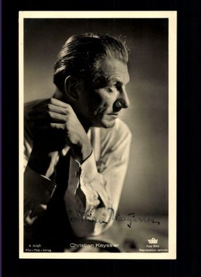 Christian Kayssler Film Foto Verlag Autogrammkarte Original Signiert ## BC 54930