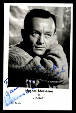 Hannes Messemer Autogrammkarte Original Signiert ## BC 53437