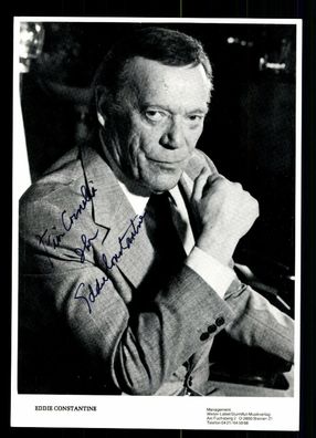 Eddie Constantine Autogrammkarte Original Signiert ## G 24689