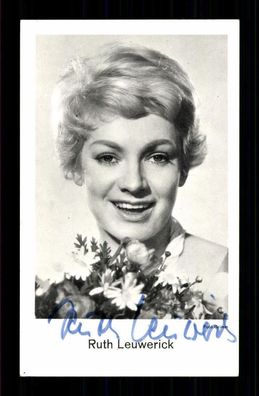 Ruth Leuwerik Autogrammkarte Original Signiert # BC 70754