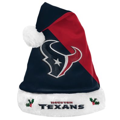Foco NFL Houston Texans Basic Santa Claus Hat Weihnachtsmann Métze