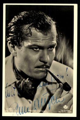 Rene Deltgen Ross Autogrammkarte Original Signiert ## BC 32710