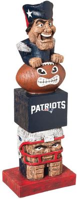 NFL Tiki Totem Pfahl New England Patriots Statue Football
