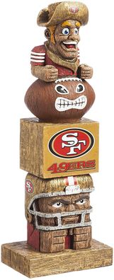 NFL Tiki Totem Pfahl San Francisco 49ers Statue Football