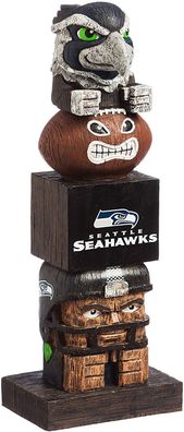 NFL Tiki Totem Pfahl Seattle Seahawks Statue Football