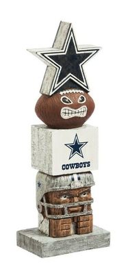 NFL Tiki Totem Pfahl Dallas Cowboys Statue Football