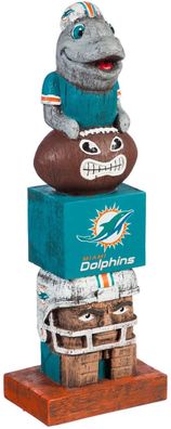 NFL Tiki Totem Pfahl Miami Dolphins Statue Football