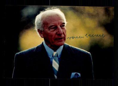 Walter Scheel Foto Original Signiert Bundespräsident ## BC 69923