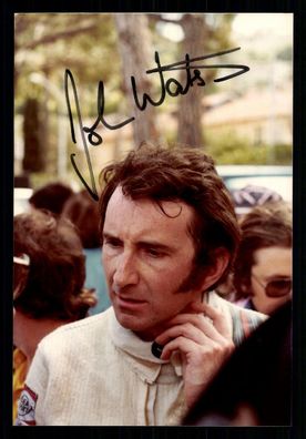 John Watson Foto Original Signiert Formel 1 ## BC 20210