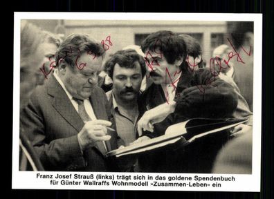 Günter Wallraffs Autogrammkarte Original Signiert # BC 69034