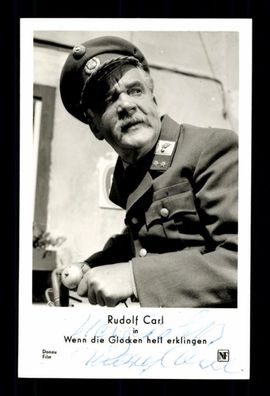 Rudolf Carl Autogrammkarte Original Signiert ## BC 66041
