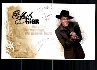 Marla Glen Autogrammkarte Original Signiert## BC 6355