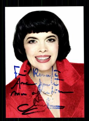 Mireille Mathieu Autogrammkarte Original Signiert ## BC 73950