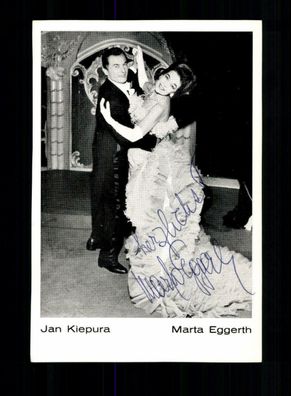 Marta Eggerth Autogrammkarte Original Signiert # BC 142080