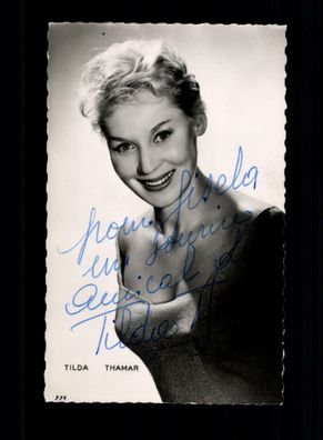 Tilda Thamar Autogrammkarte Original Signiert # BC 61882