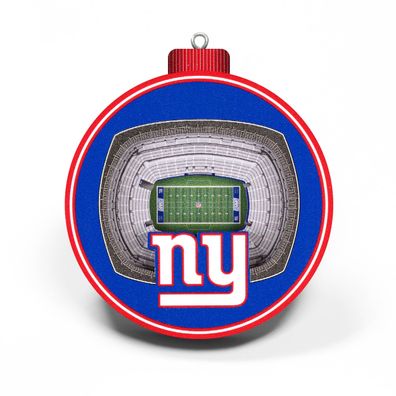 NFL New York Giants Baumschmuck 3-D Stadion Anhänger Ornament Weihnachtsbaum
