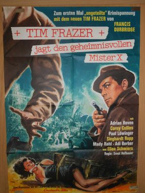 Tim Frazer jagt den geheimnisvollen Mister X Filmplakat 60x80cm gefaltet