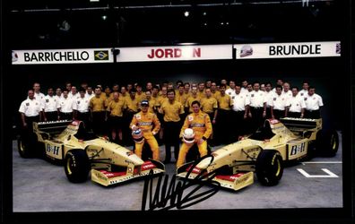 Martin Brundle Foto Original Signiert Formel 1 Fahrer 1984-1996 ##BC G 26959