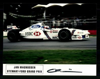 Jan Magnussen Foto Original Signiert Formel 1 Fahrer 1995-1998 ##BC G 26960