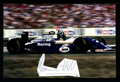 Damon Hill Foto Original Signiert Formel 1 Fahrer 1992-1999 ##BC G 26970