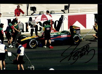 Ukyo Katayama Foto Original Signiert Formel 1 Fahrer 1992-1997 ##BC G 26971