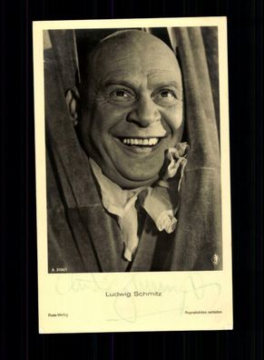 Ludwig Schmitz Ross Autogrammkarte Original Signiert # BC 70733