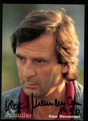 Klaus Wennemann Der Fahnder Autogrammkarte Original Signiert ## BC 33212