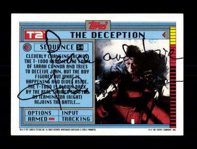 The Deception Autogrammkarte Original Signiert ## BC 154860
