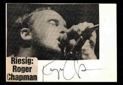 Roger Chapman Original Signiert ## BC 158080
