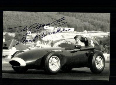 Tony Brooks Autogrammkarte Original Signiert Formel 1