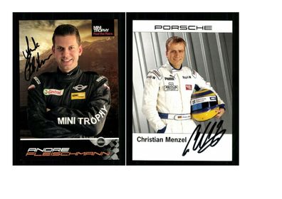 12 Autogrammkarten Motorsport Original Signiert ## K 1100
