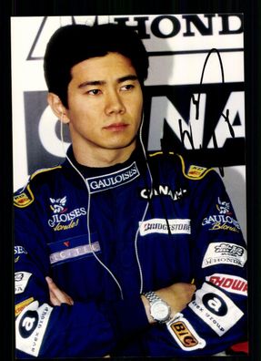 Shinji Nakano Foto Original Signiert Formel 1 Fahrer 1997-1998 ##BC G 27047