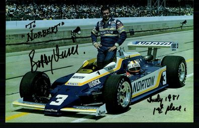 Bobby User Autogrammkarte Original Signiert Formel 1 Fahrer 1968 ##G 27145