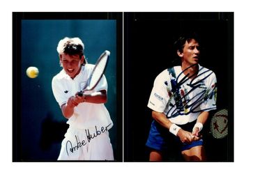 12 Fotos Tennis Original Signiert ## K 1171