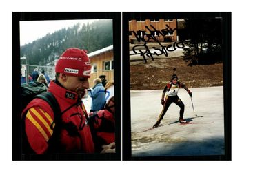 12 Fotos Biathlon Original Signiert ## K 973