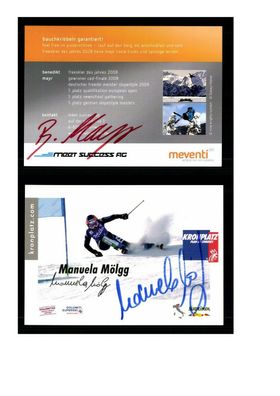 12 Autogrammkarten Ski Alpin Original Signiert ## K 1147