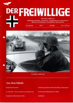 Der Freiwillige Heft 7 2002 Mängelexemplar