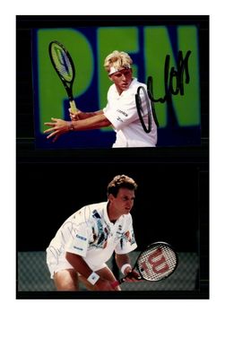 12 Fotos Tennis Original Signiert ## K 1169