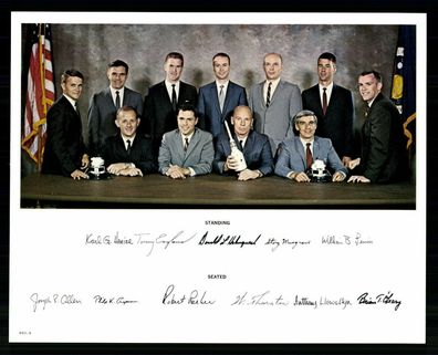 Nasa Crew 1967 Autogrammkarte Weltraum ## G 29420 D
