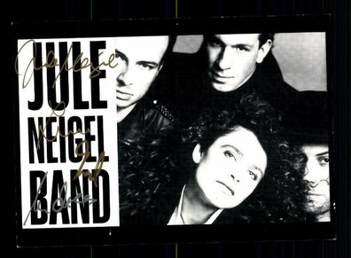 Julia Neigel Band Autogrammkarte Original Signiert ## BC 75337