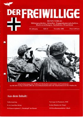 Der Freiwillige Heft 11 2002 Mängelexemplar