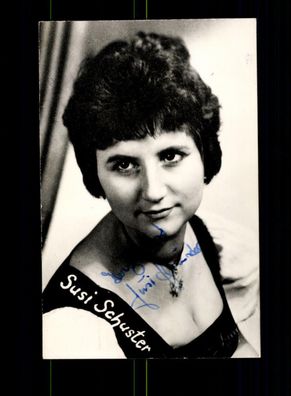 Susi Schuster Autogrammkarte Original Signiert ## BC 75098