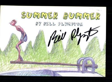 Bill Plymton Summer Bummer Autogrammkarte Original Signiert ## BC 161069