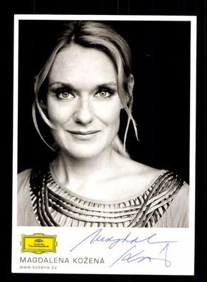 Magdalena Kozena Autogrammkarte Original Signiert ## BC 98324