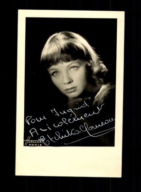 Etckika Choureau Autogrammkarte Original Signiert # BC 109491