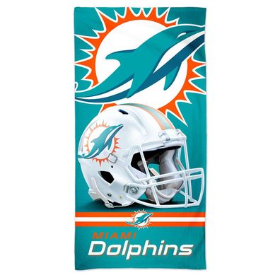 NFL Handtuch Miami Dolphins Spectra Beach Towel Strandtuch 150x75cm
